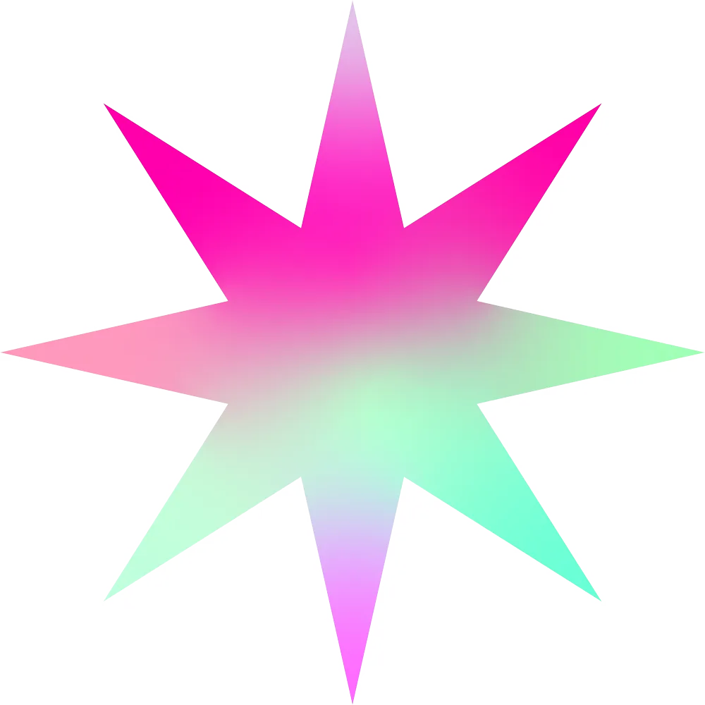Estrela com gradiente de Heartstorm para Droplets