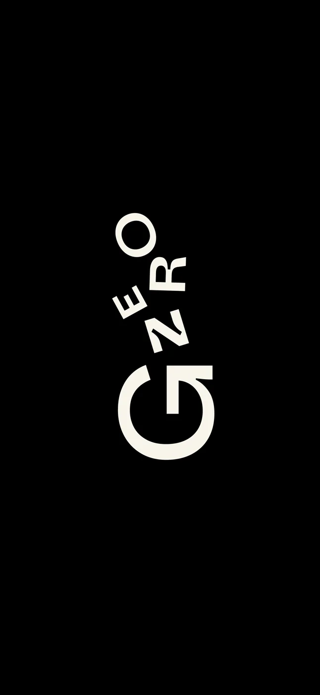 Wallpaper de celular: wordmark Sand sobre preto